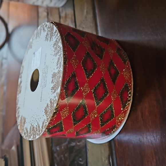 🌲Trimsetter Ribbon by Dillard's 2 Rolls NEW. - Picture 3 of 6